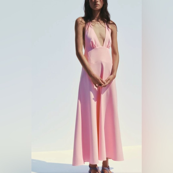 Zara halter midi dress - Picture 2 of 6